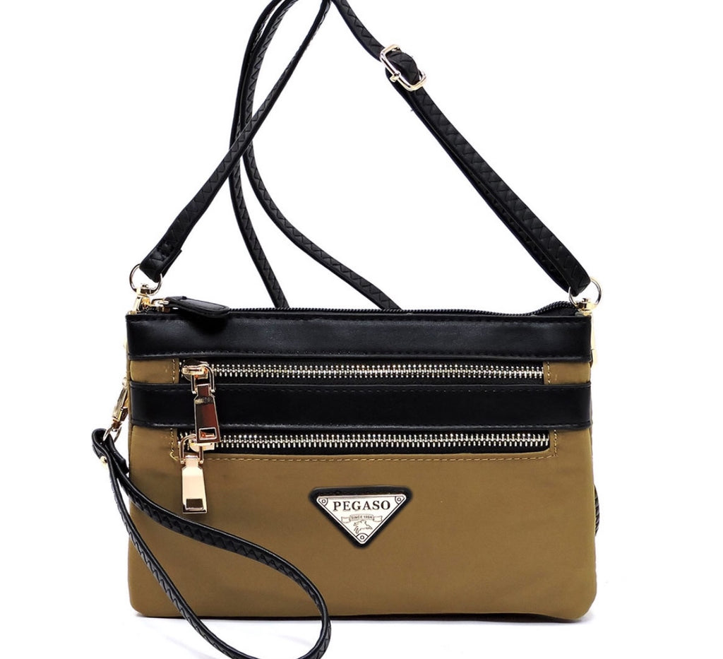 The Lacey Crossbody Purse with Adjustable Strap and Gold Chain